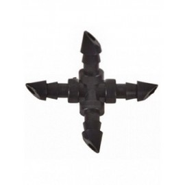 AD 7204 Соединение крестовое для трубки 1/4 