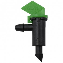 AD 2203 Капельница в форме флага (зелёная) 1/4’’ 16 л/ч 