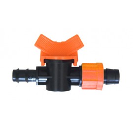 AD 6201 Кран редукционный для капельной трубки 16мм и капельной ленты 17мм