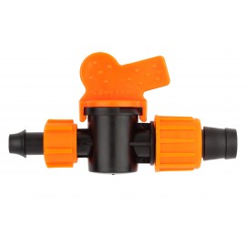 AD 6504 Кран стартовый с поджимом для капельной ленты 