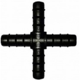 AD 7232 Соединение крестовое для капельной трубки 16 мм 